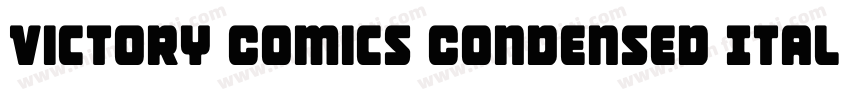 Victory Comics Condensed Ital Conde字体转换